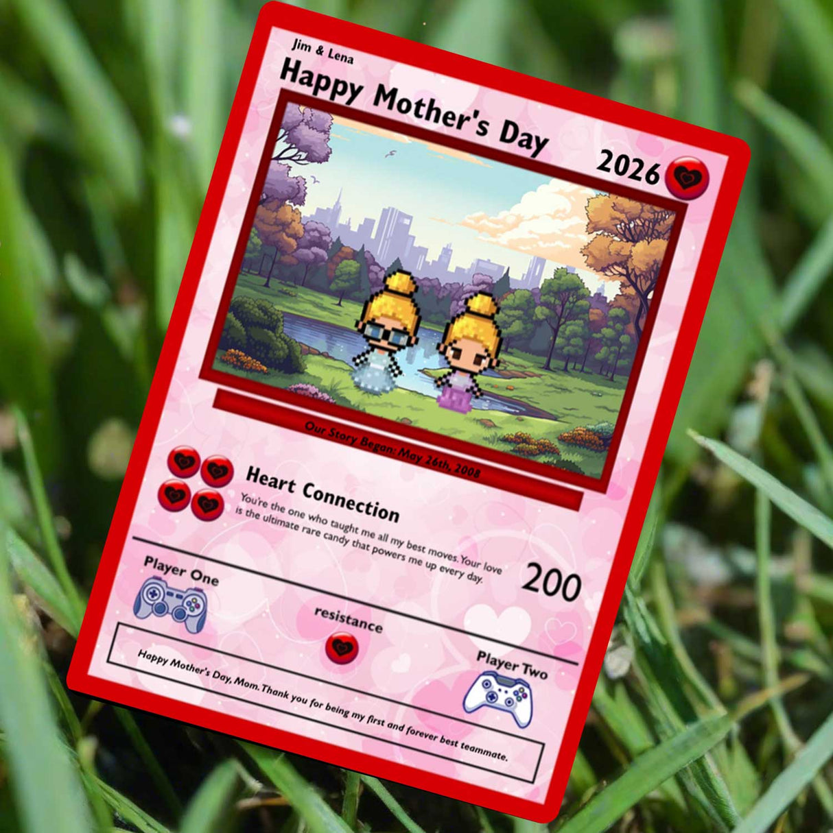 Mom to Daughter Card - Build Your Own