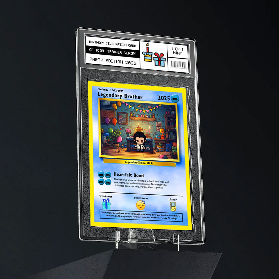 Brother Birthday Card - Build Your Own