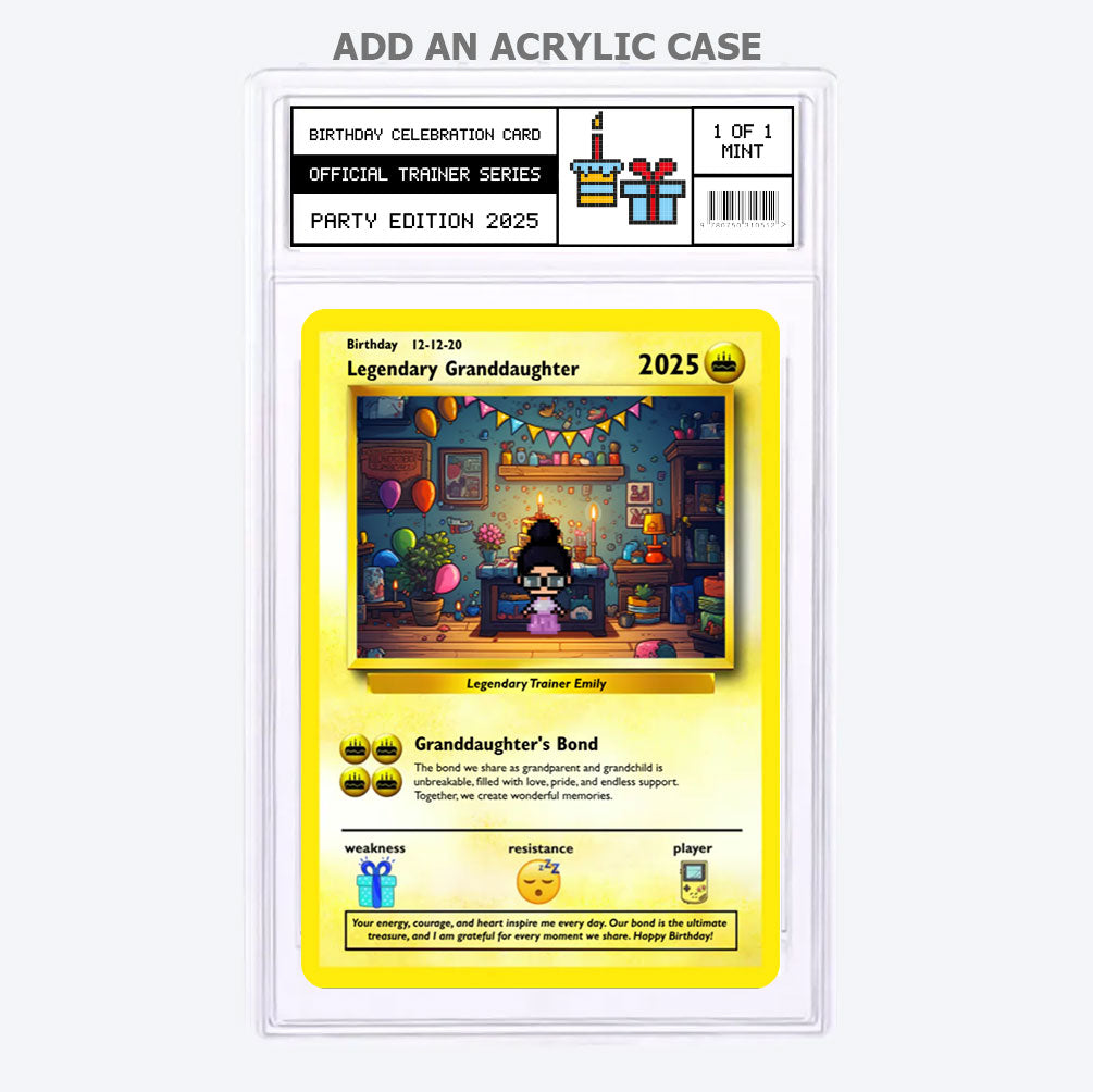 Granddaughter Birthday Card - Build Your Own -