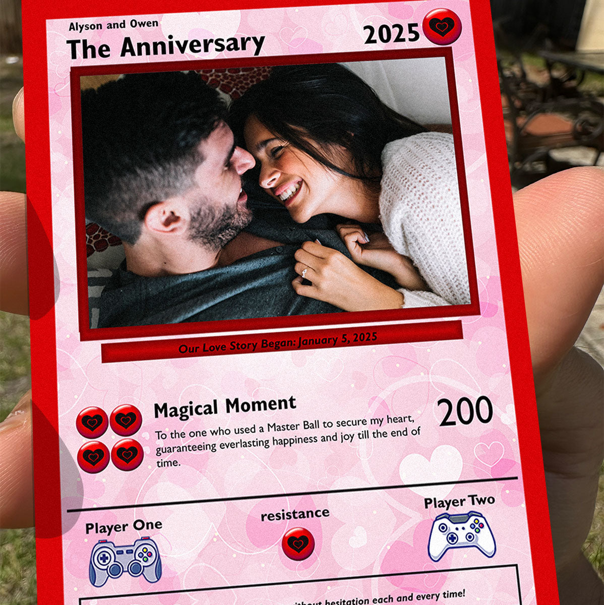 Anniversary Card - Build Your Custom Photo