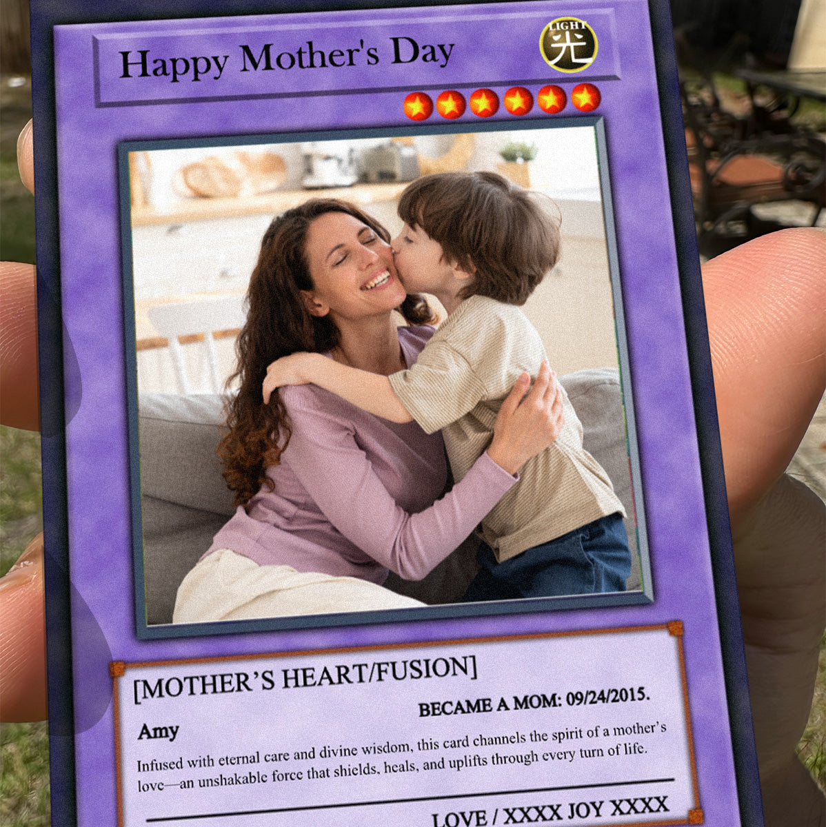Yu-Gi-Love Mother's Day Card - Photo