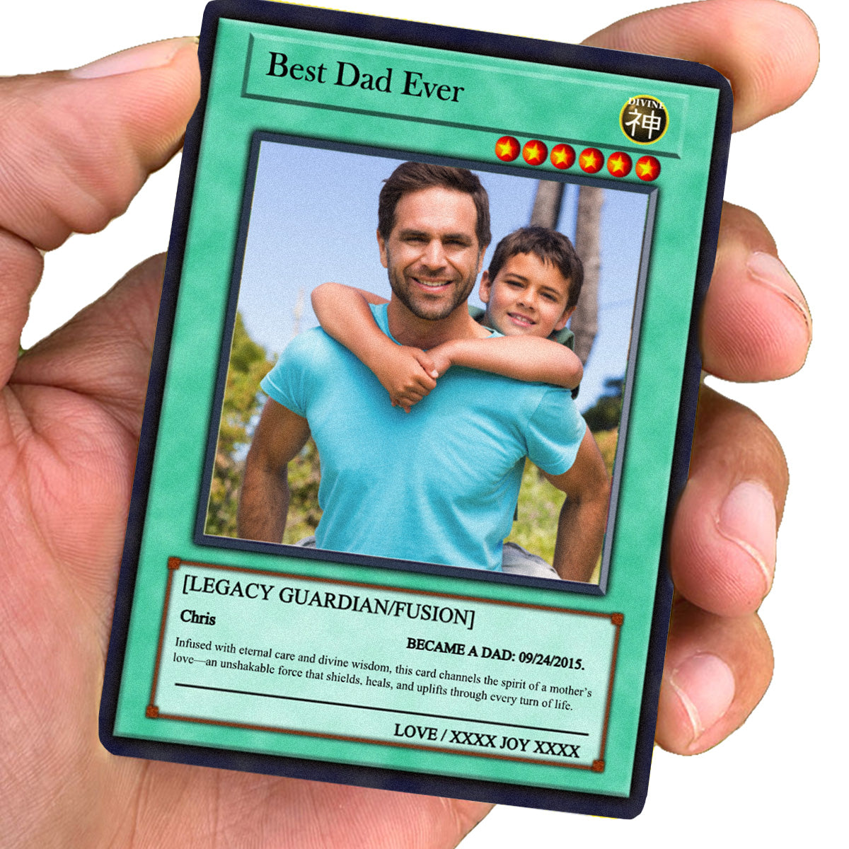 Yu-Gi-Love Father's Day Card - Photo