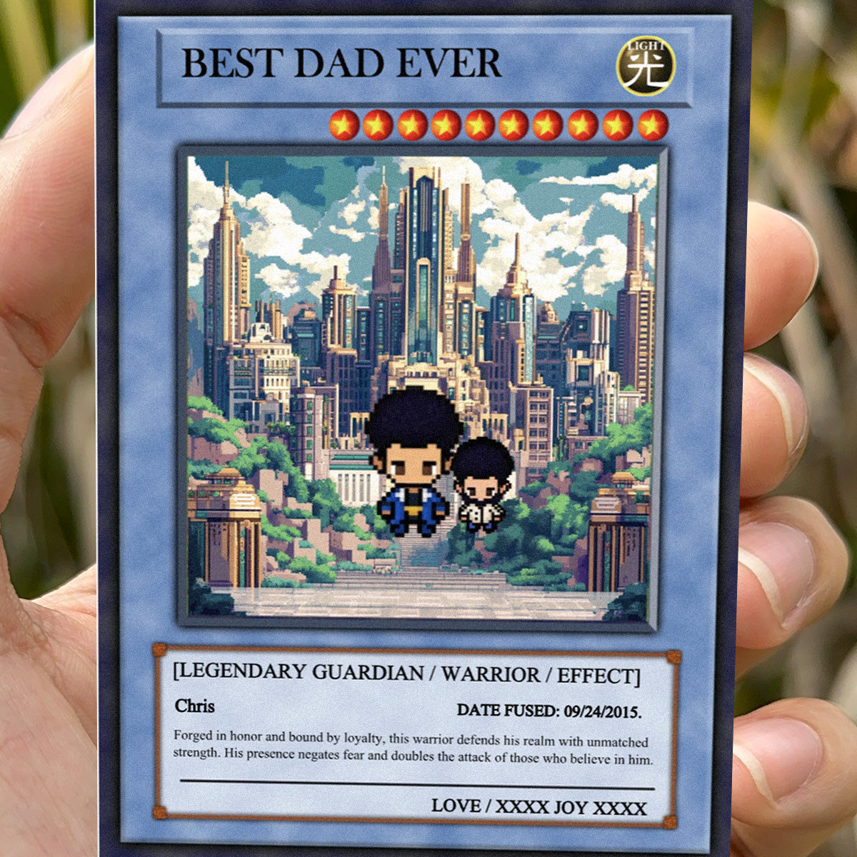 Yu-gi Love For Dad Card - Build Your Own