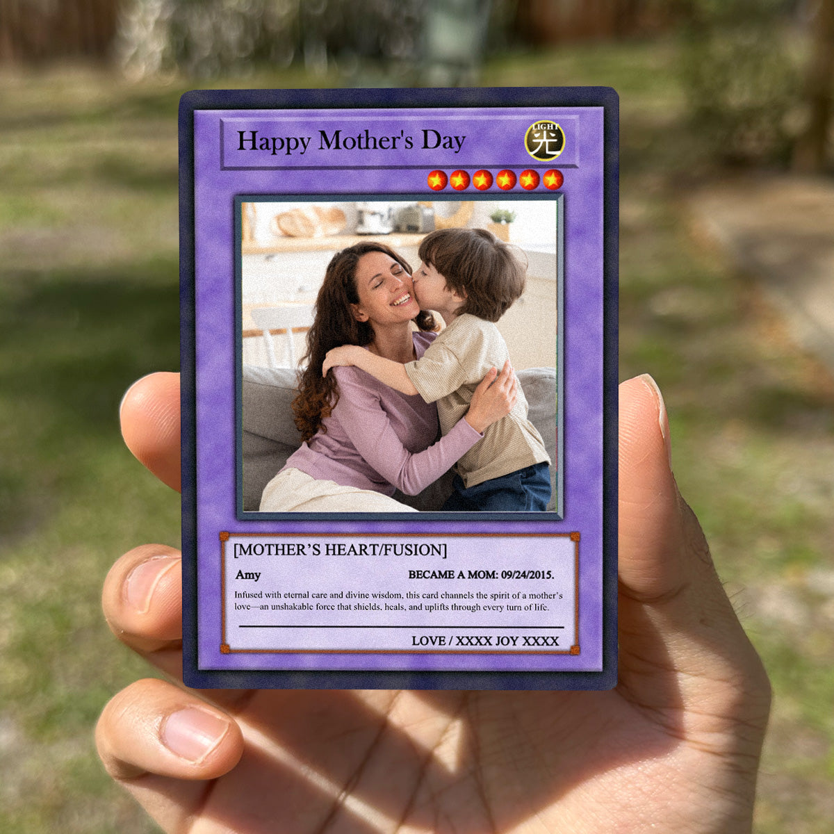 Yu-Gi-Love Mother's Day Card - Photo