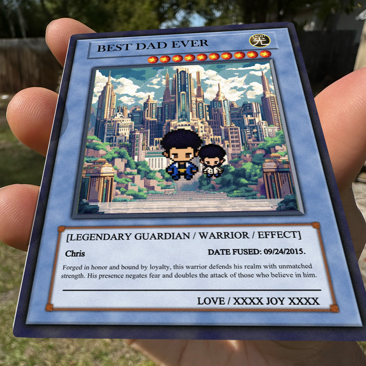 Yu-gi Love For Dad Card - Build Your Own