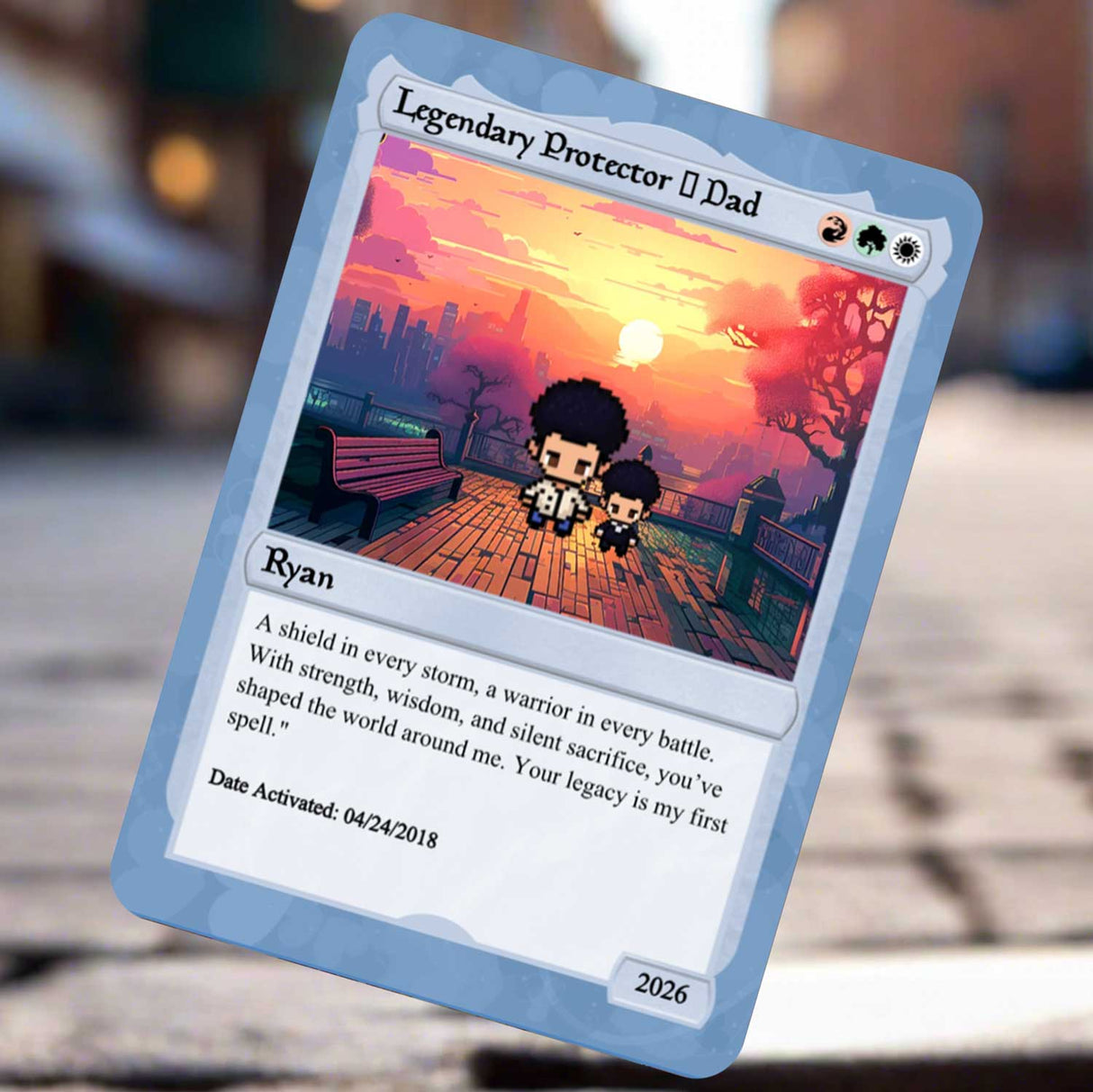 Love The Gathering For Dad Card - Build Your Own