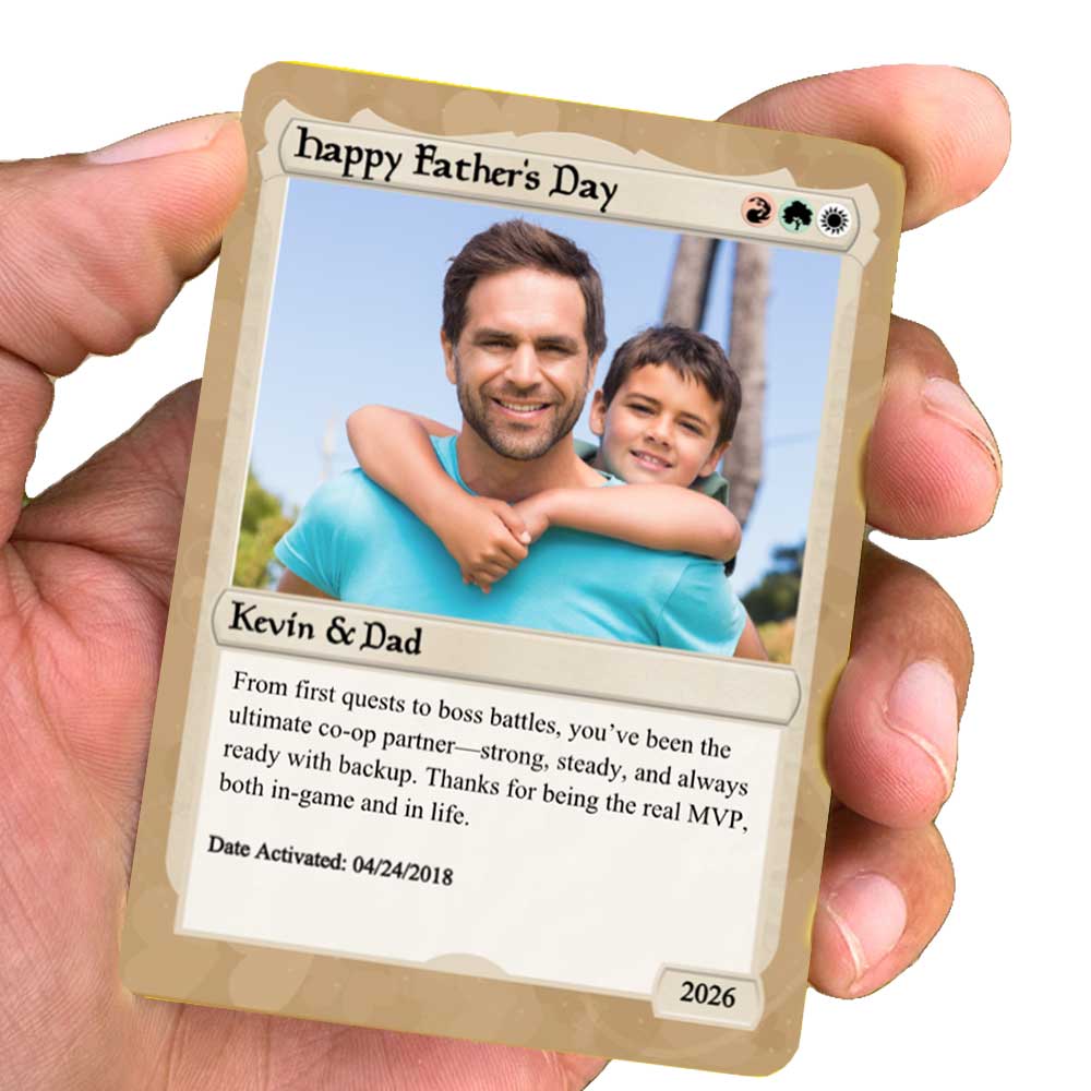Love The Gathering Father's day Card - Photo