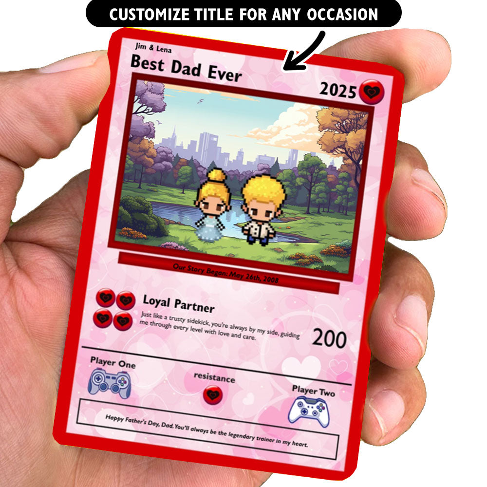 Daughter to Dad Card - Build Your Own