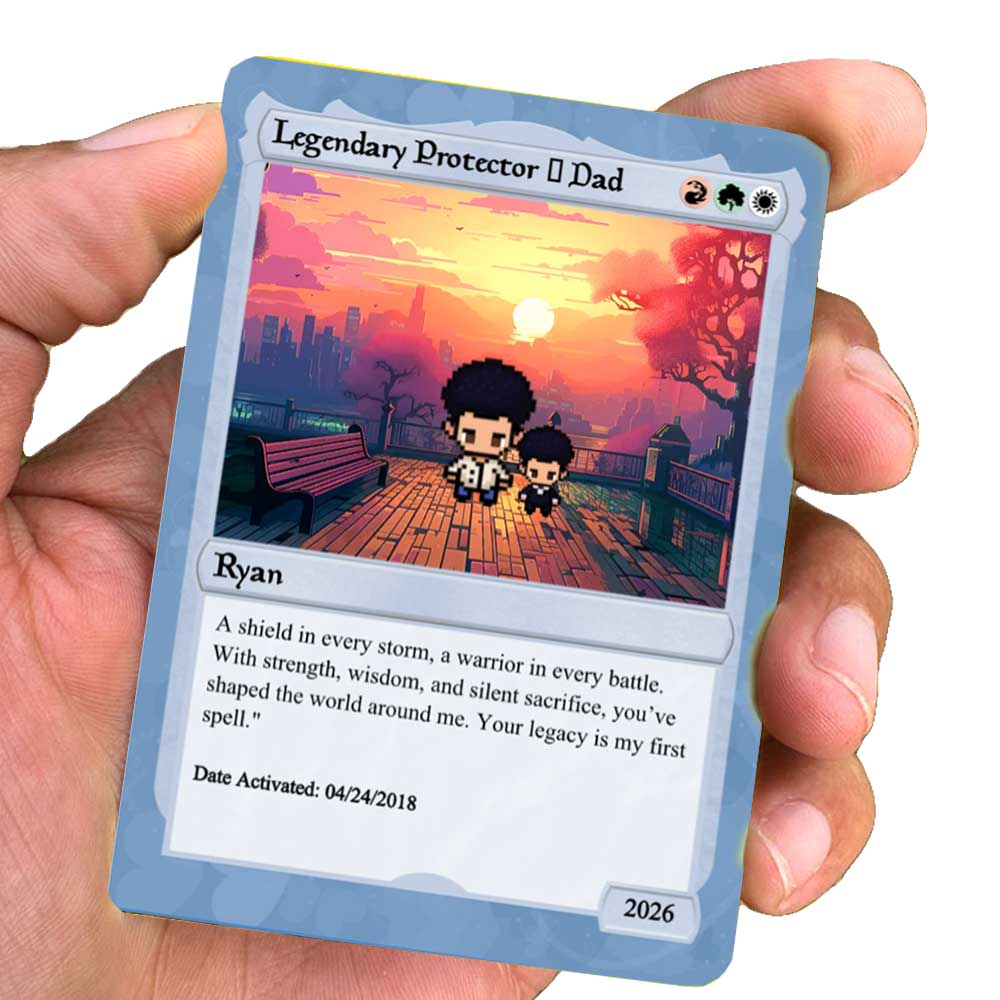 Love The Gathering For Dad Card - Build Your Own