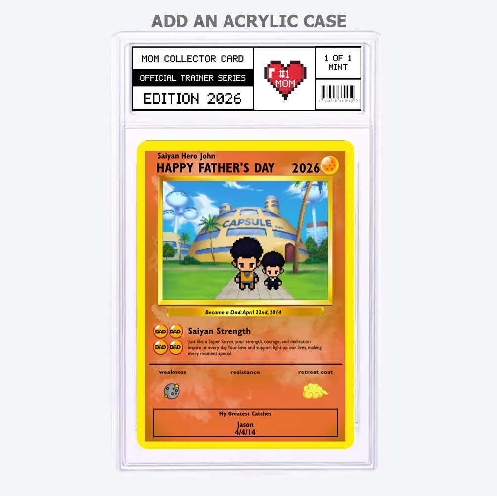 Super Saiyan Dad Card - Build Your Own
