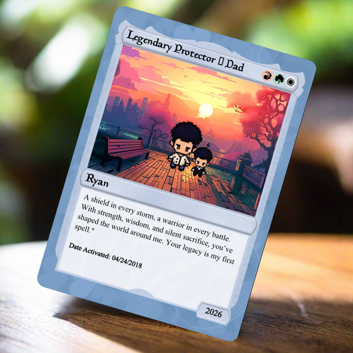Love The Gathering For Dad Card - Build Your Own