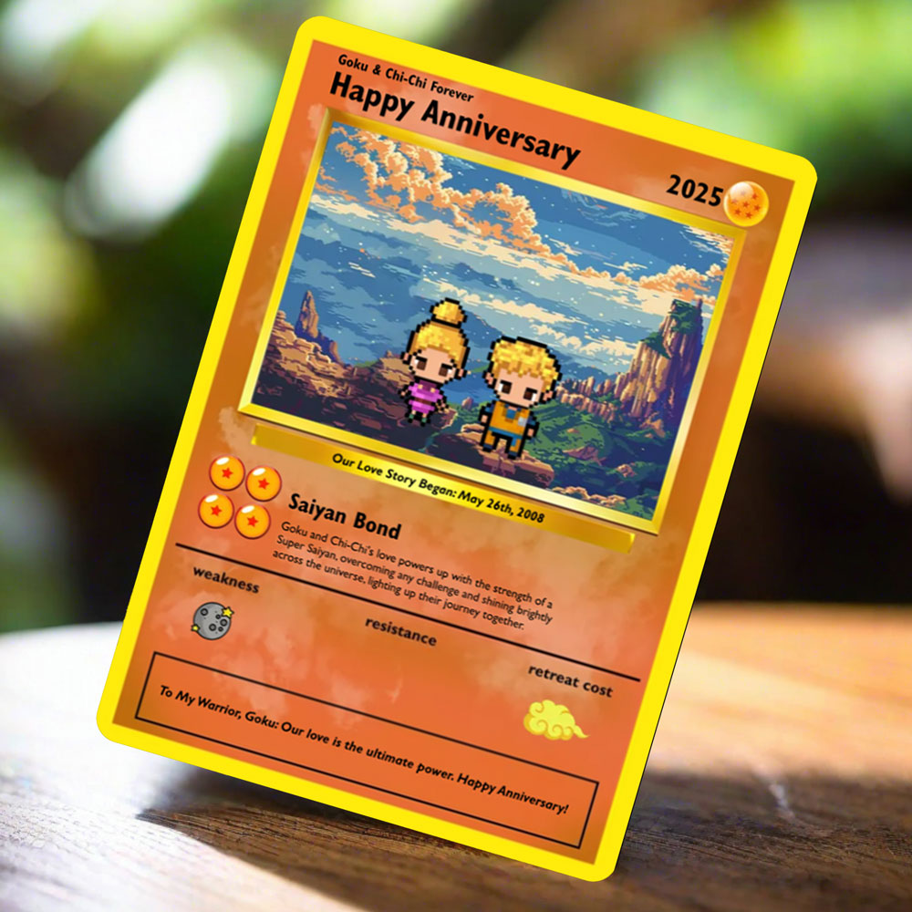 Super Saiyan Love Card - Build Your Own