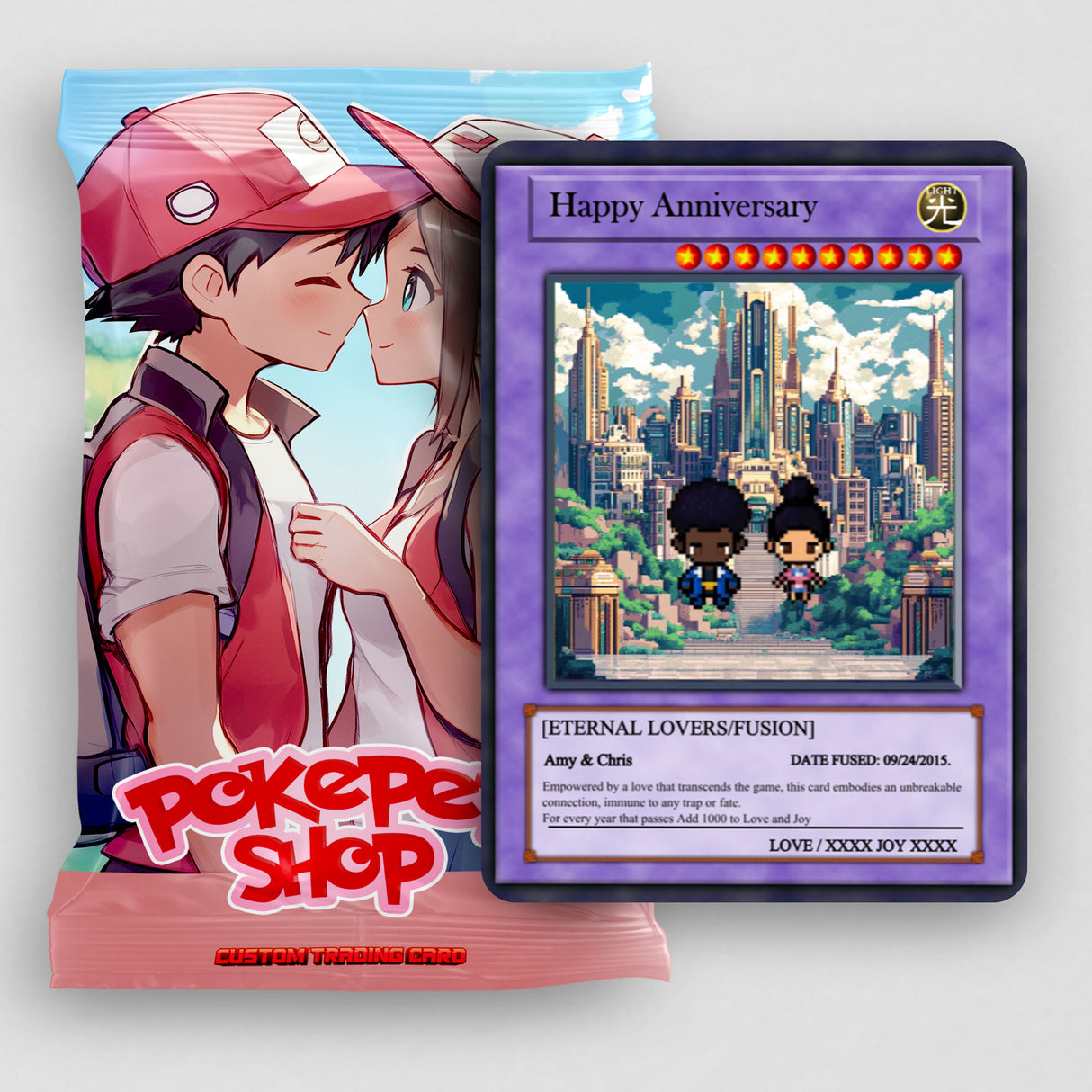 Yu-gi Love Anniversary Card - Build Your Own
