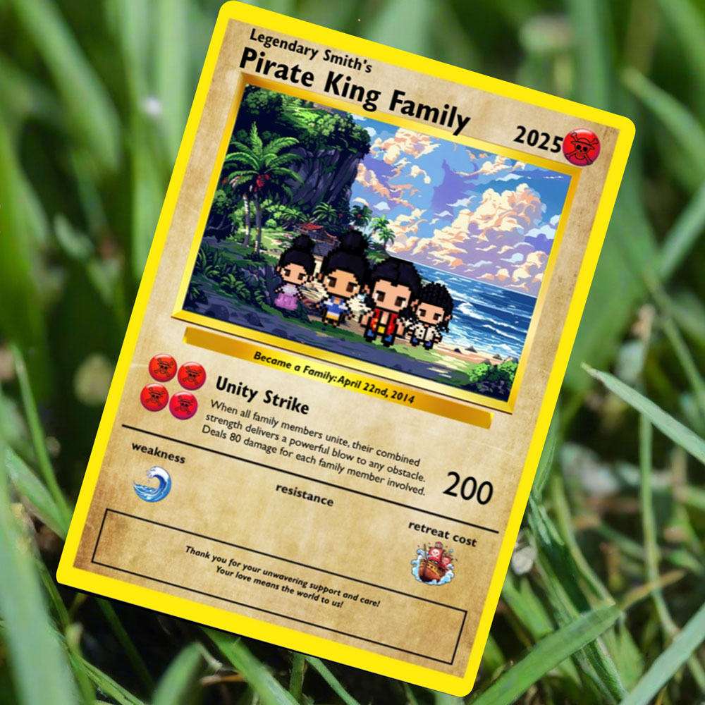 Pirate King Family Card - Build Your Own