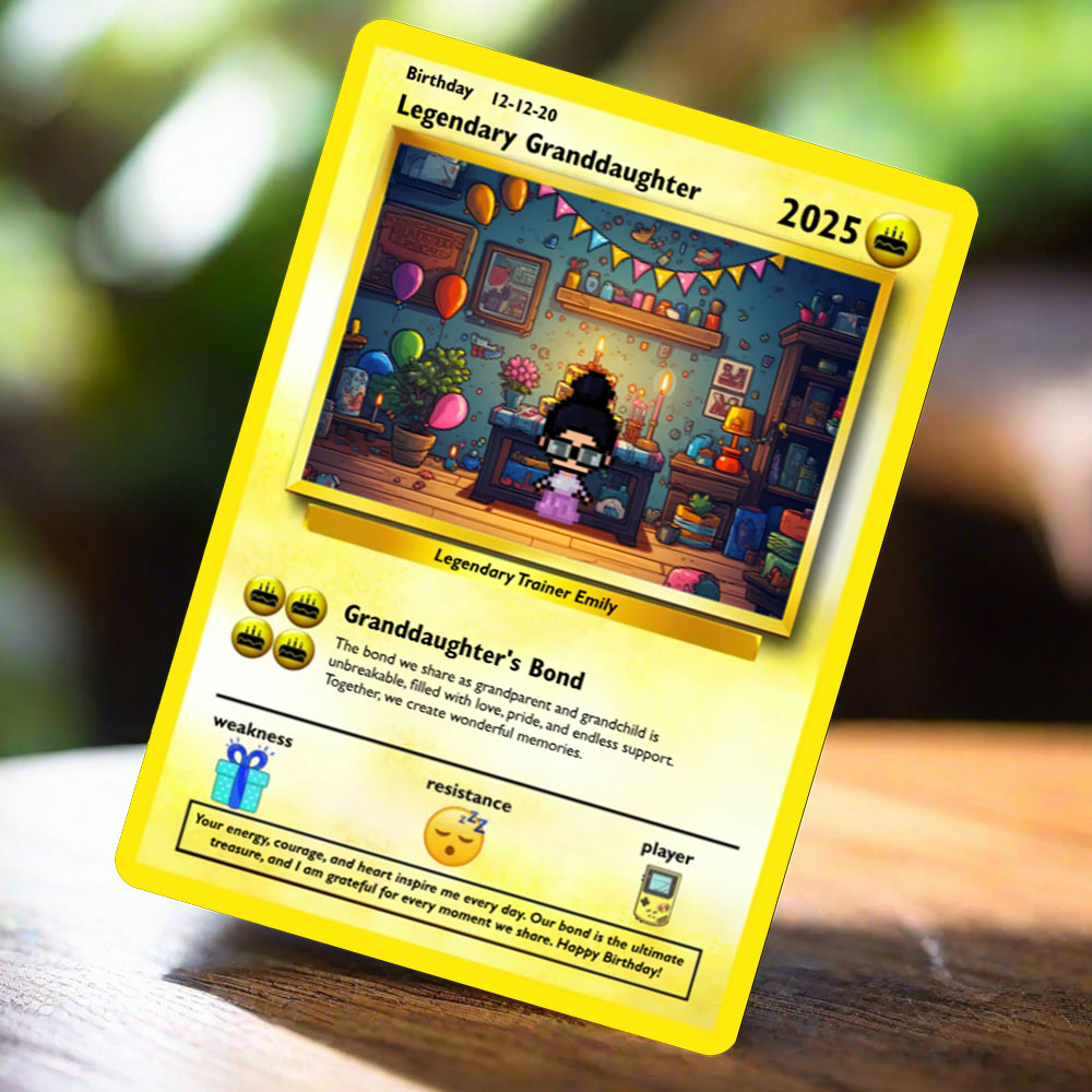 Granddaughter Birthday Card - Build Your Own -