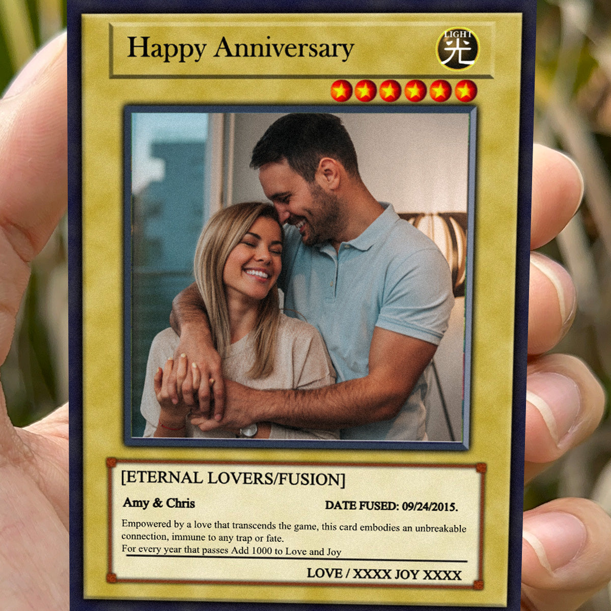 Yu-Gi-Love Anniversary Card  - Photo