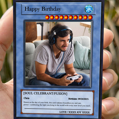 Yu-Gi-Love Birthday Card  - Photo
