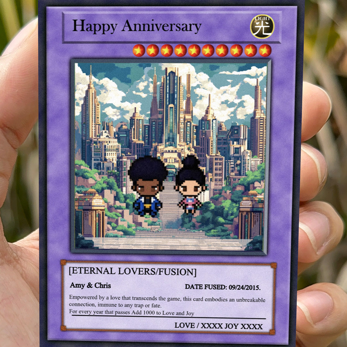 Yu-gi Love Anniversary Card  - Build Your Own