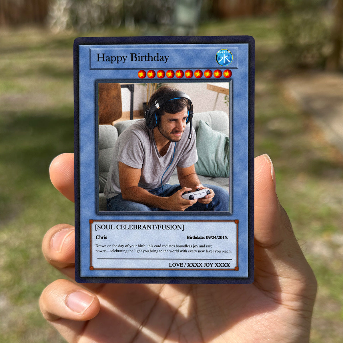 Yu-Gi-Love Birthday Card  - Photo