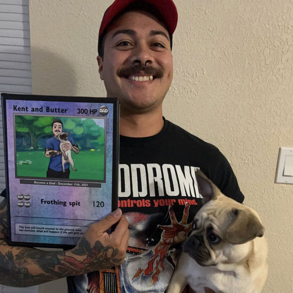 Poke papà - arte disegnata a mano 1