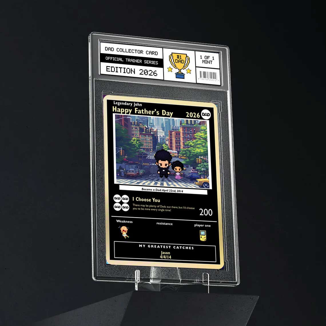 Dad Card Limited Gold Edition - Build Your Own