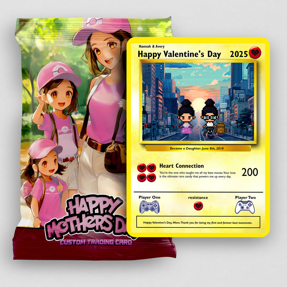 Daughter to Mom Card - Build Your Own