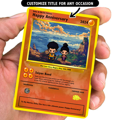 Super Saiyan Love Card - Build Your Own