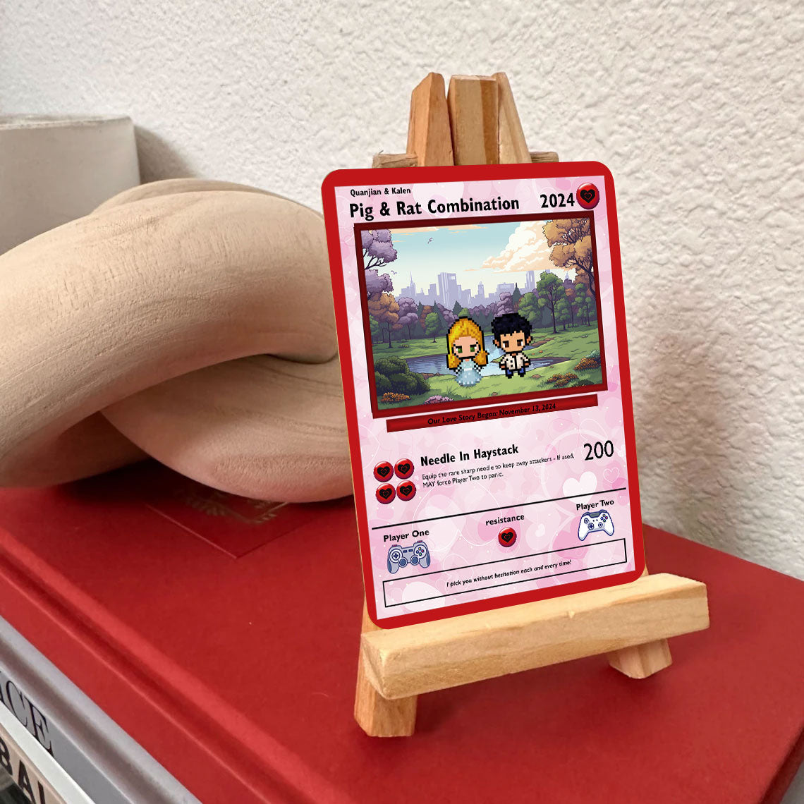 Ocarina Love Card - Build Your Own