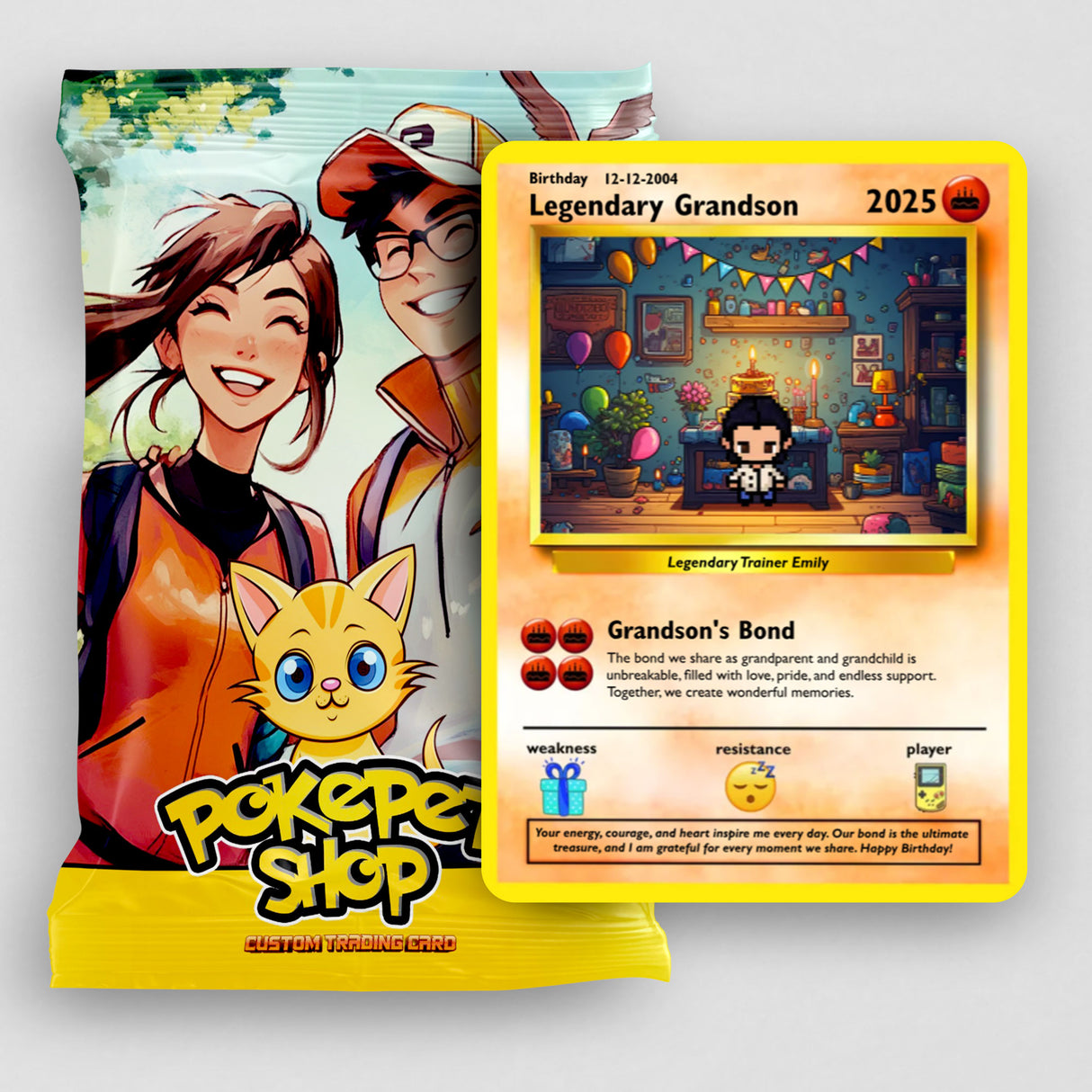 Grandson Birthday Card - Build Your Own