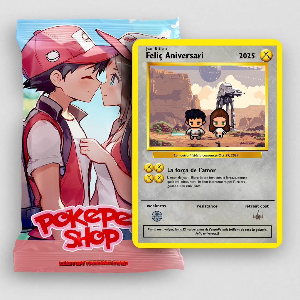 Space Wars Love Card - Build Your Own