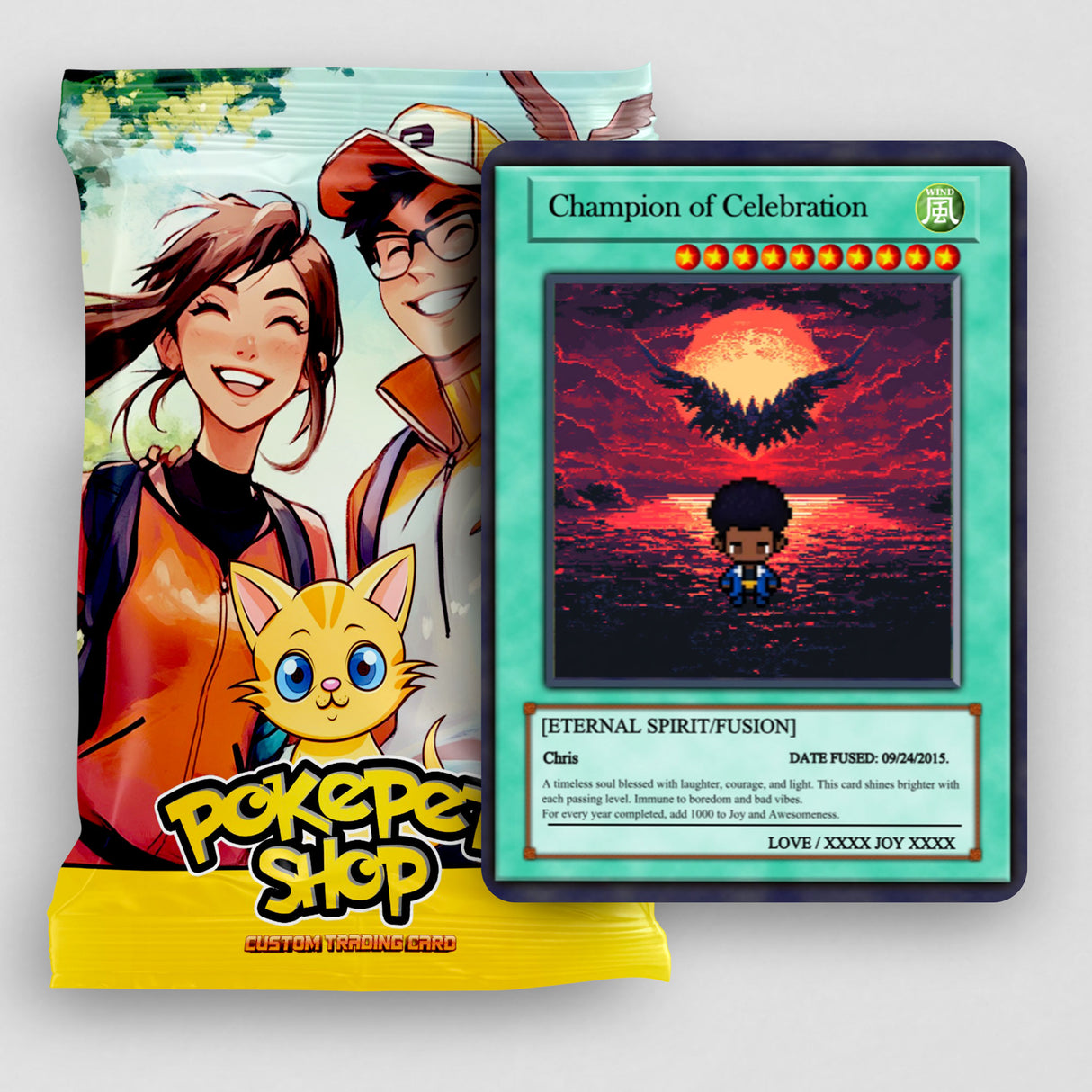 Yu-gi Love birthday Card  - Build Your Own