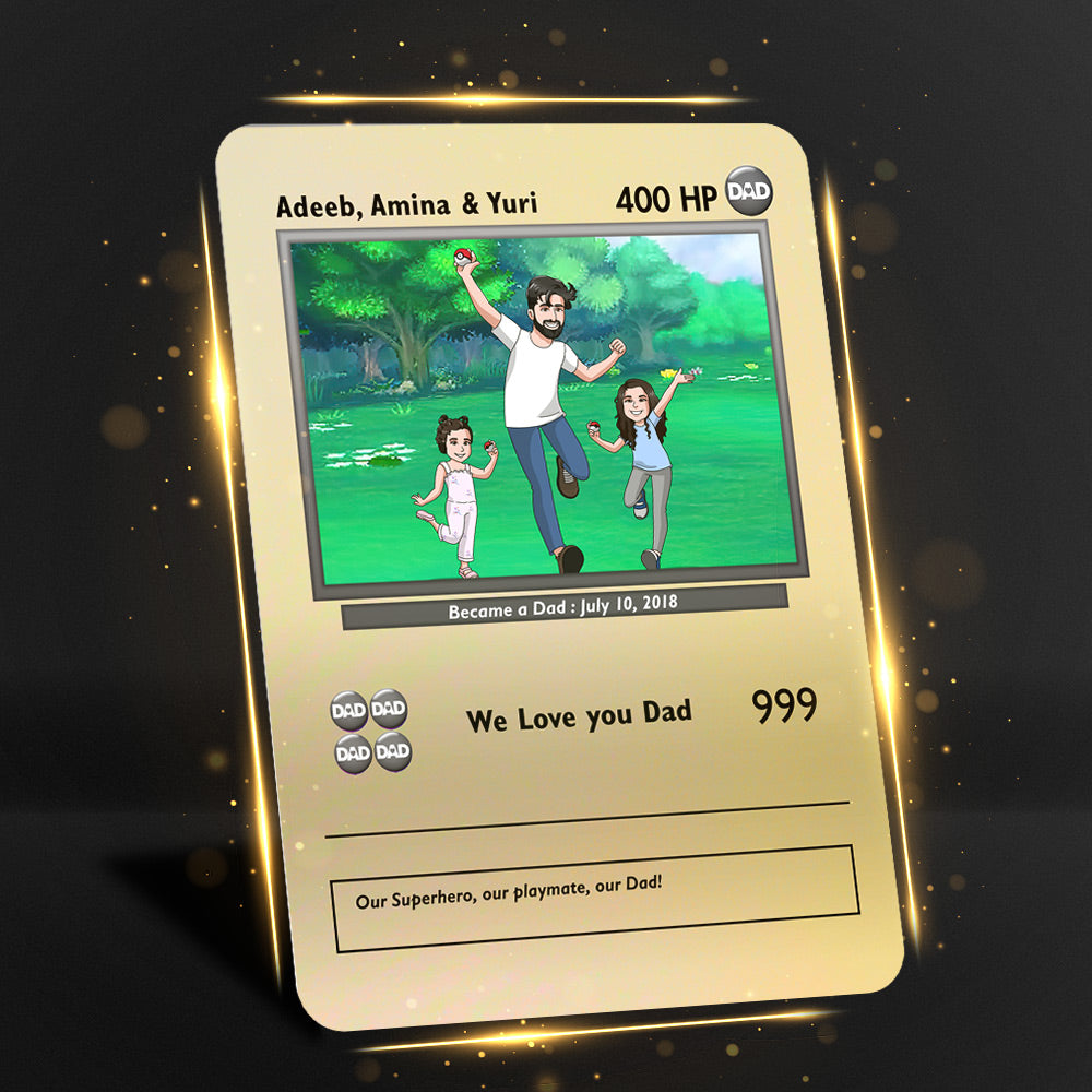 Poke papà - arte disegnata a mano 1