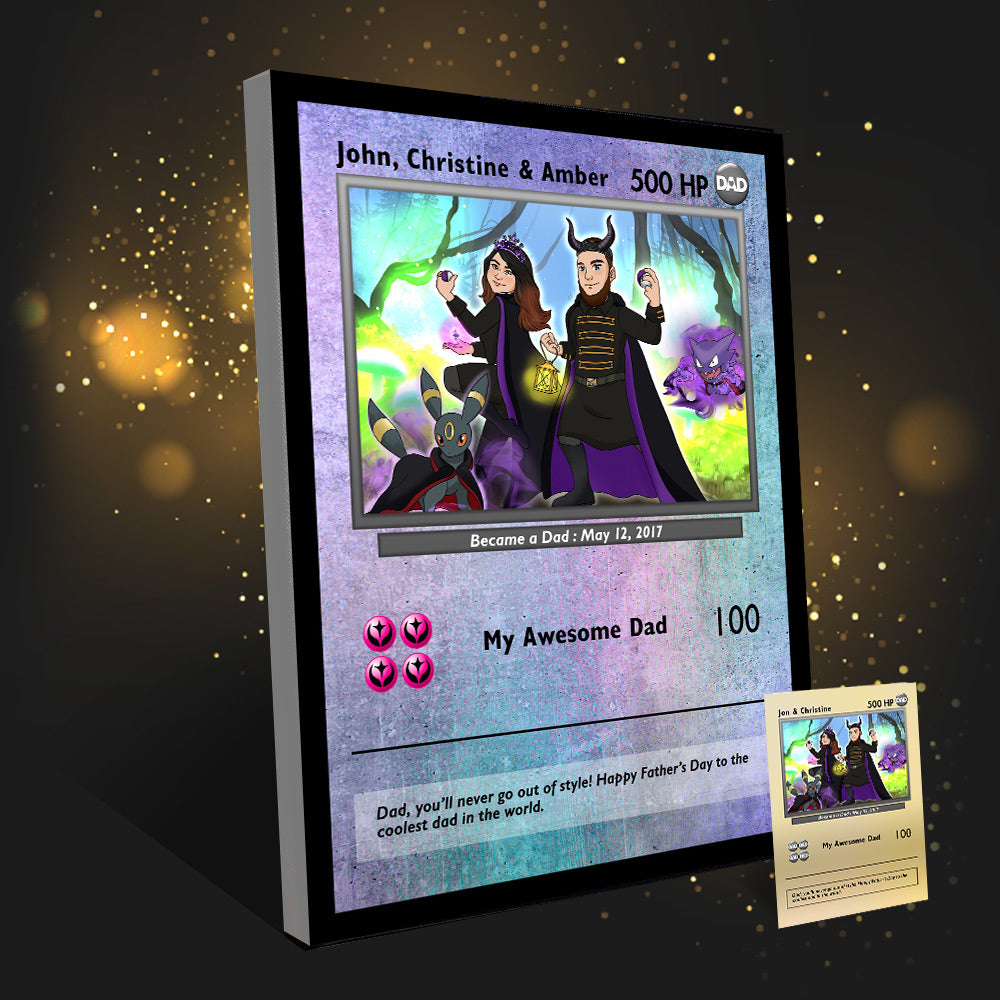 Poke papà - arte disegnata a mano 1